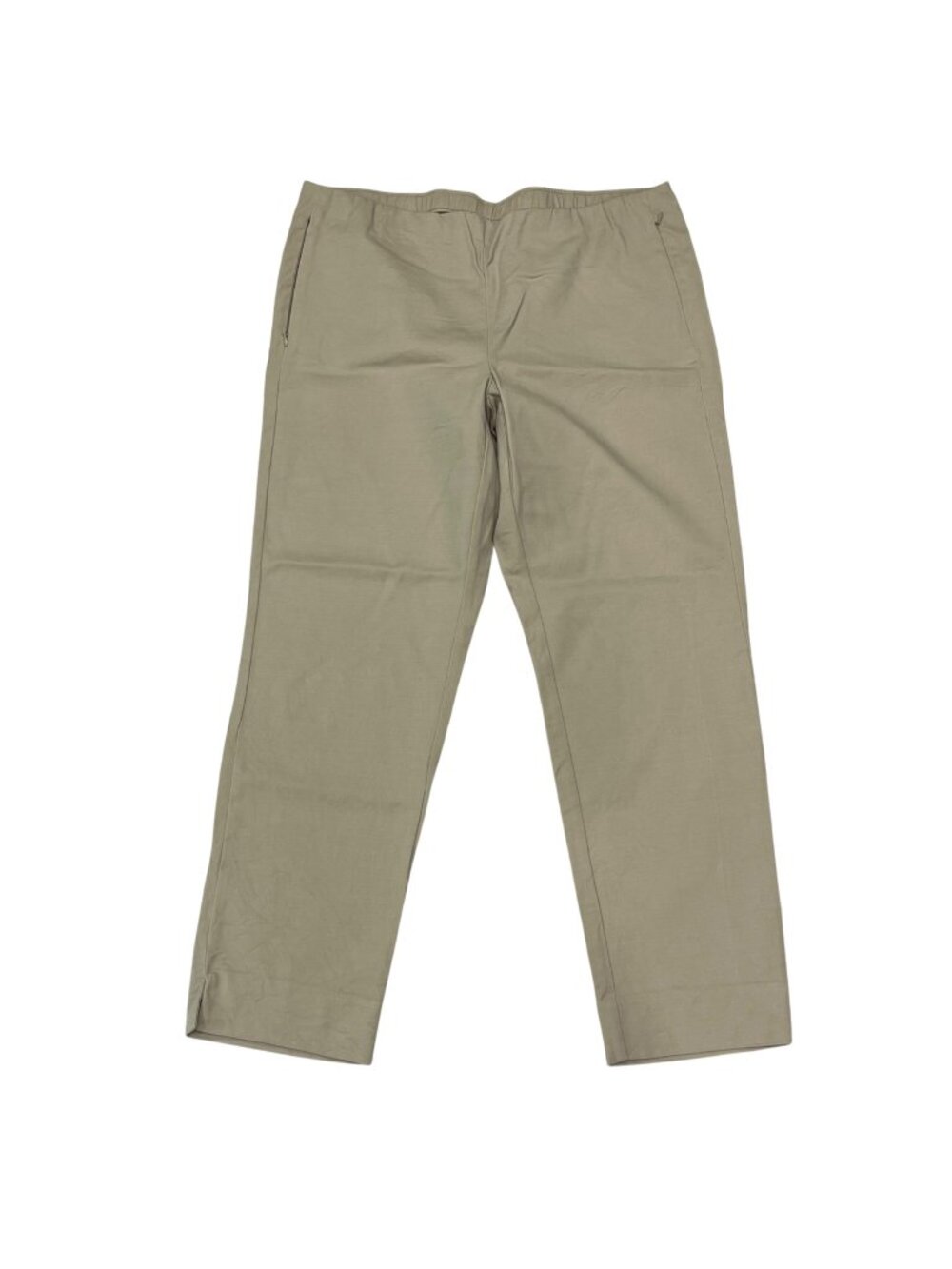 J. Jill Essential Cotton Stretch Pants Women's Size 14 Slacks Professional Khaki